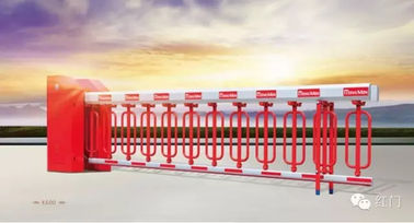 Hot Dipped Galvanized Industrial Automatic Heavy Duty Boom Barrier Gate With Fence Arm