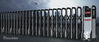 Railless Alüminyum Alaşımlı Bina Otomatik Katlanır Kapılar Anti-Climb Fotoğraf Hücresi