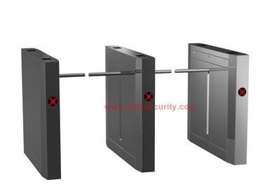 304 Paslanmaz Çelik Otomatik Bırakma Kolu Sınırlandırması Elektrikli Rfid Yaya Hızlı Dönüş Turnike