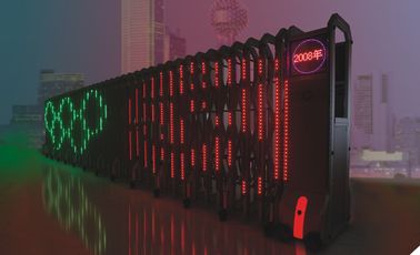 Neon Tüp Otomatik Motorlu Geri Çekilebilir Kapı, Dymamic Aydınlatma Efektleri ile