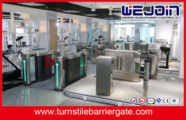 900mm Genişlik Elektronik Flap Bariyer Kapı / Yaya Otomatik Sistemleri Turnikeler