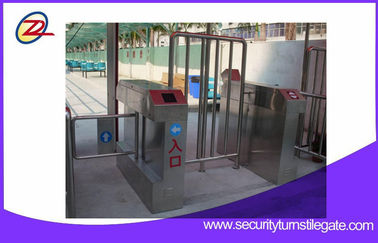 İstasyon girişi için yüksek hızlı RFID kart okuyucu tam boy turnike